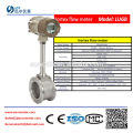 Low cost clamp on type smart vortex flowmeter for compressed air flow meter